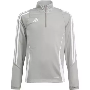 adidas Tiro 24 camiseta de entrenamiento niños sudadera gris IR9363 116cm