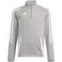 adidas Tiro 24 camiseta de entrenamiento niños sudadera gris IR9363 116cm
