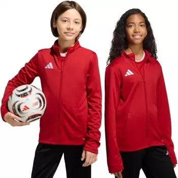 Chaqueta de entrenamiento adidas Entrada 26 para niños roja JZ6612 140cm