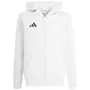 Sudadera con capucha y cremallera completa Entrada 26 para niños adidas blanca KH1783 164cm