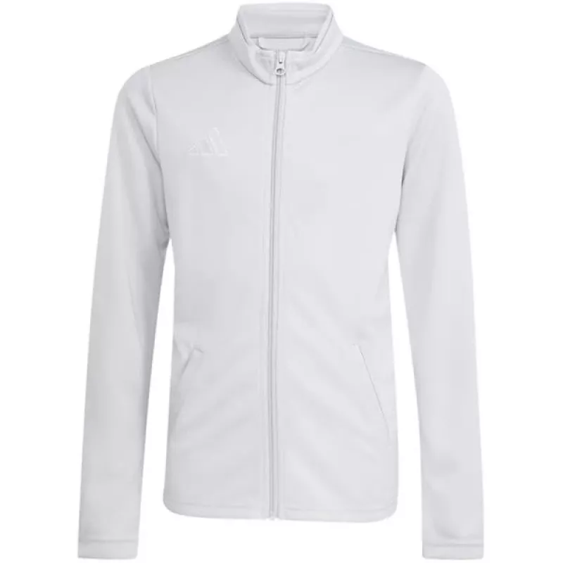 Sudadera de entrenamiento adidas Entrada 26 para niños gris claro JZ6610 116cm