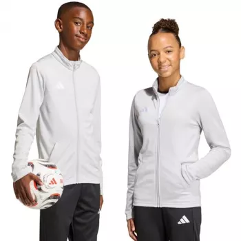 Chaqueta de entrenamiento Entrada 26 Track para niños adidas gris claro JZ6610 152cm