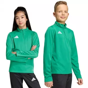 Camiseta de entrenamiento adidas Entrada 26 niños sudadera verde JZ6632 116cm