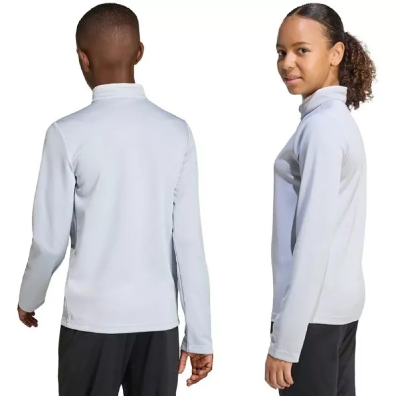 Camiseta de entrenamiento adidas Entrada 26 niños sudadera gris claro JZ6637 140cm