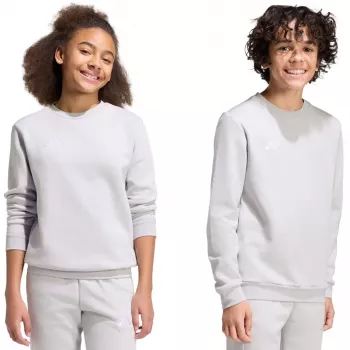 Sudadera Entrada 26 para niños adidas gris JZ6551 116cm