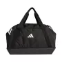 Bolsa adidas Tiro Duffle Medium con compartimento inferior negra JY7943