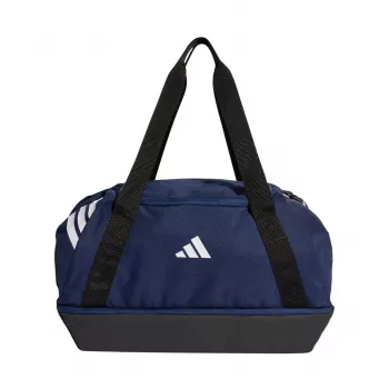 Bolsa adidas Tiro Duffle Small con compartimento inferior azul marino KD4240