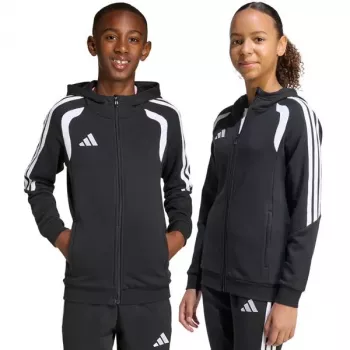 Sudadera con capucha y cremallera completa adidas Tiro 26 League niños negro KF3324 164cm