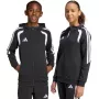 Sudadera con capucha y cremallera completa adidas Tiro 26 League niños negro KF3324 164cm