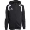 Sudadera con capucha y cremallera completa adidas Tiro 26 League niños negro KF3324 164cm