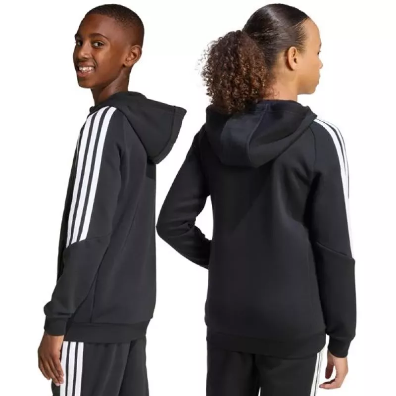 Sudadera con capucha y cremallera completa adidas Tiro 26 League niños negro KF3324 164cm