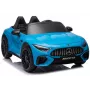 Coche a batería Mercedes AMG SL63 pintado en azul