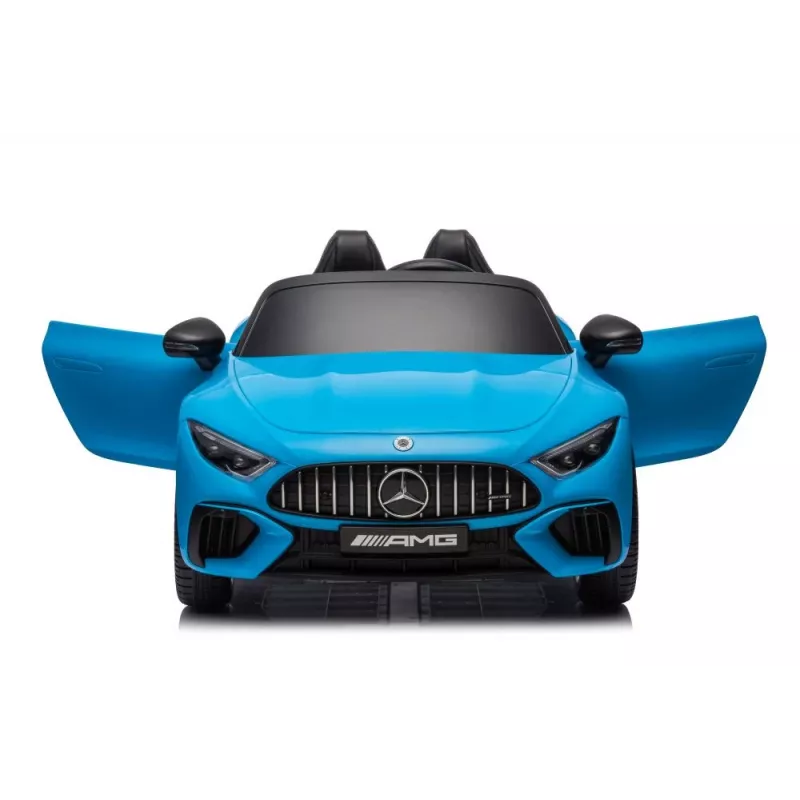 Coche a batería Mercedes AMG SL63 pintado en azul