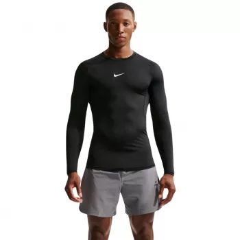 Camiseta de manga larga Nike Dri-Fit Pro hombre, negro, FB7919 010 2XL