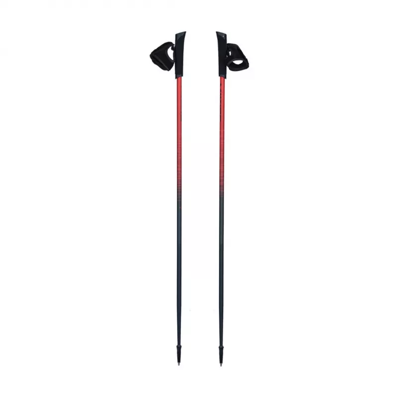 Bastones de Nordic Walking Pro Trainer 110cm Viking rojo/negro