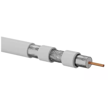 Cable coaxial A-LAN Alantec RG6, B2ca, LSOH triple apantallamiento 75 Ohm