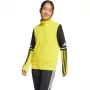 Sudadera de entrenamiento adidas Squadra 25 para niños amarilla JP3395 140cm