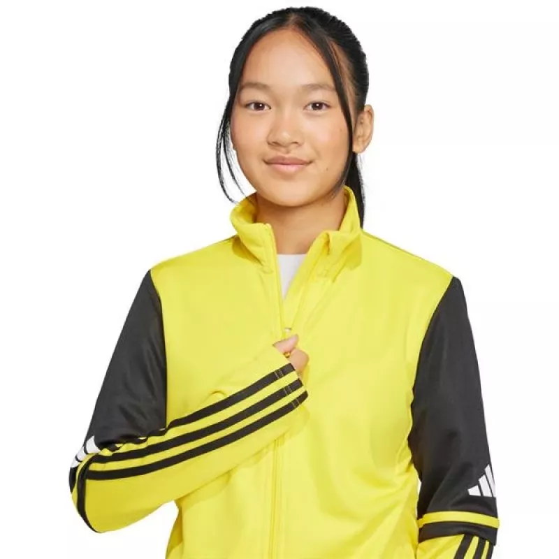 Sudadera de entrenamiento adidas Squadra 25 para niños amarilla JP3395 152cm