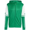 Sudadera con capucha adidas Squadra 25 hombre verde y blanco JP3164 M