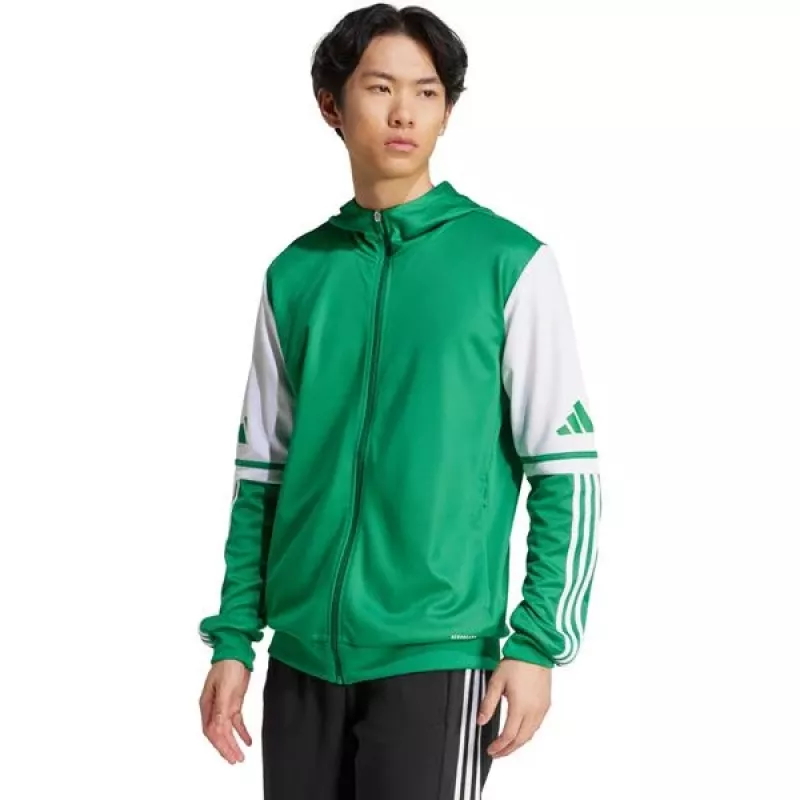 Sudadera con capucha adidas Squadra 25 hombre verde y blanco JP3164 M