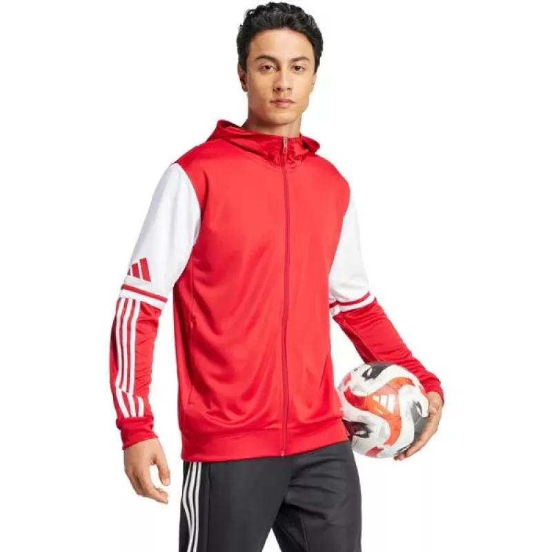 Sudadera con capucha adidas Squadra 25 hombre roja JD2990 M