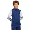 Sudadera con capucha adidas Squadra 25 niños azul marino y blanco JD4800 128cm