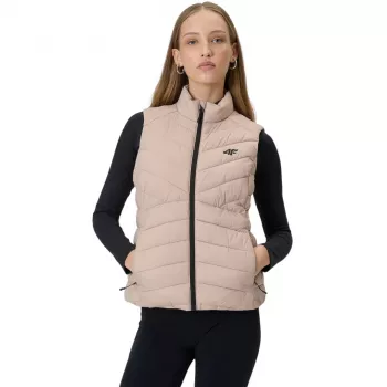 Chaleco mujer 4F F347 beige 4FWSS26TVJAF347 83S XL