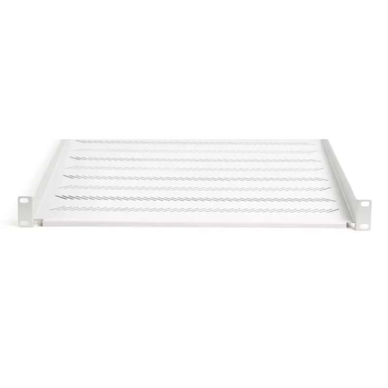 DIGITUS TN-19-550-1U-GY estante fijo para rack 1U, 550 mm de profundidad, gris RAL 7035, carga 25 kg