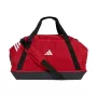 adidas Tiro Duffle bolsa grande con compartimento inferior rojo JY7950