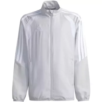 Sudadera niños adidas Tiro 26 League Presentation gris claro JZ9053 164cm