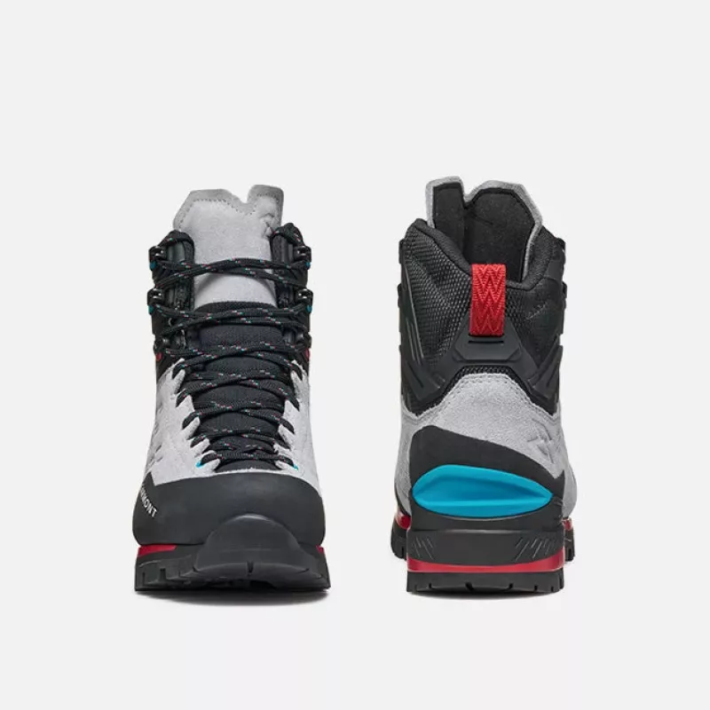 GORE TEX zapatos de senderismo para mujer Garmont Ascent Evo Gtx - ultimate grey/garnet red talla: 38