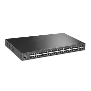 TP-Link JetStream TL-SG3452XP switch de red gestionado L2+ Gigabit Ethernet (10/100/1000) compatible con PoE 1U negro