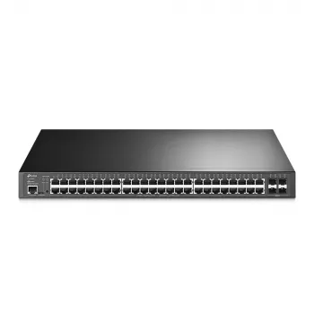 TP-Link JetStream TL-SG3452XP switch de red gestionado L2+ Gigabit Ethernet (10/100/1000) compatible con PoE 1U negro