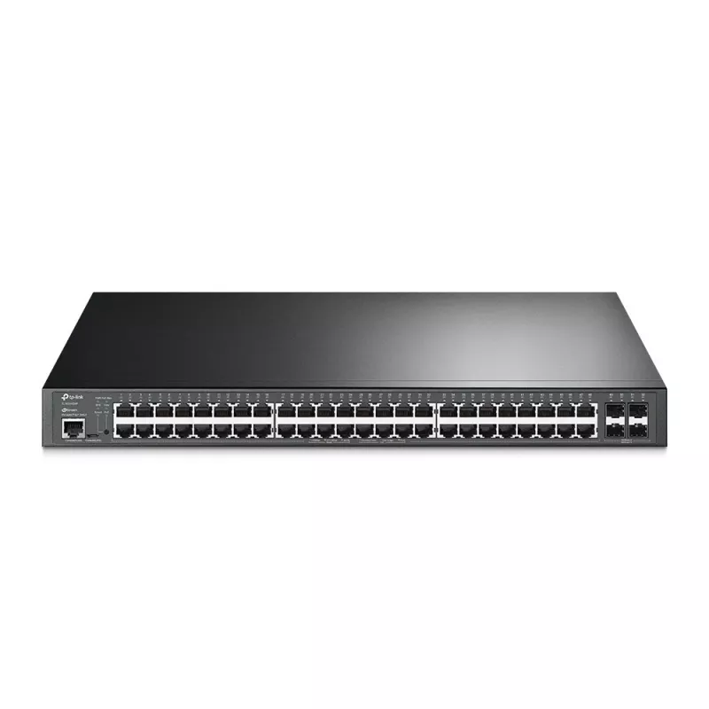TP-Link JetStream TL-SG3452XP switch de red gestionado L2+ Gigabit Ethernet (10/100/1000) compatible con PoE 1U negro