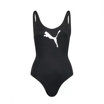 Bañador para mujer Puma Swim Women Swimsuit 1P negro 907685 06 L