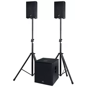 ACT SOL8SISAS Solton ACT SAT sistema de PA activo 2.1 1000W RMS con subwoofer de 15