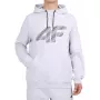 Sudadera con capucha 4F hombre M2548 gris claro jaspeado 4FWMM00TSWSM2548 27M M