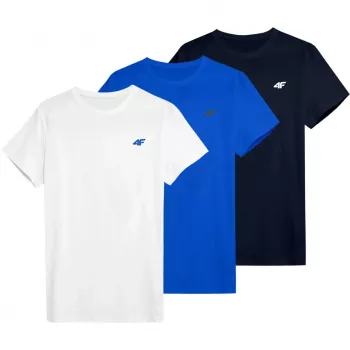 Camiseta 4F hombre M4479 blanco, azul, azul marino 4FWSS26TTSHM4479 90S 5XL
