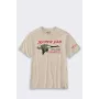 Camiseta Carhartt Lightweight Graphic Fab Oat Milk