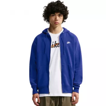 Sudadera con capucha y cremallera Nike Club BB FZ hombre azul FN3861 455 M