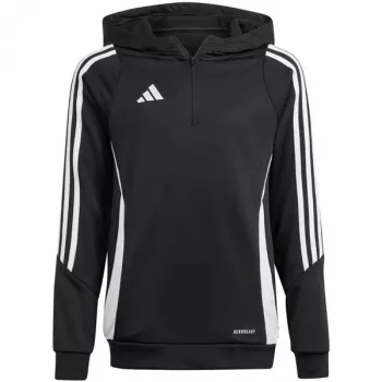 Sudadera con capucha adidas Tiro 24 Training para niños negro IJ9960 164cm