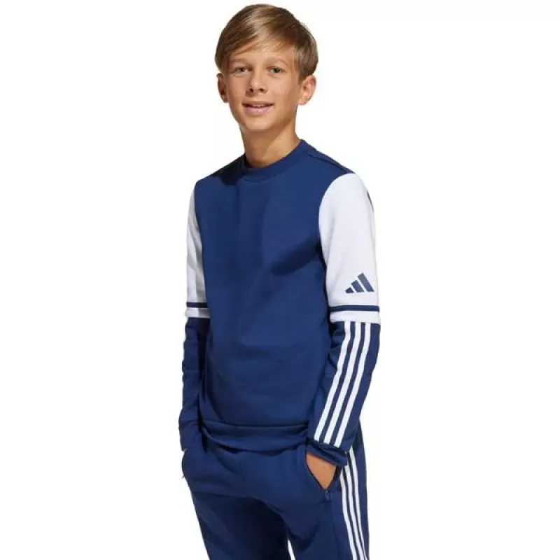 Sudadera adidas Squadra 25 Sweat Crew para niños azul marino JD4814 140cm