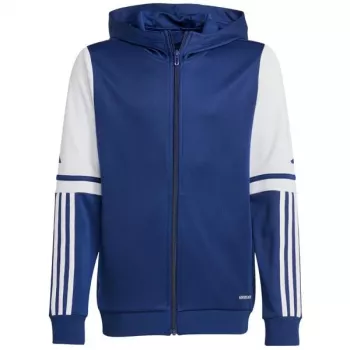 Sudadera con capucha adidas Squadra 25 Hoody para niños azul marino-blanco JD4800 140cm