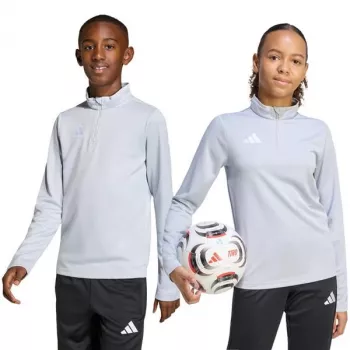 adidas Entrada 26 Chaqueta de entrenamiento para niños gris claro JZ6637 116cm