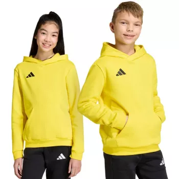 Sudadera con capucha infantil adidas Entrada 26 Hoody amarilla JZ6564 116cm