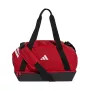 adidas Tiro Duffle Small con compartimento inferior roja JY7964