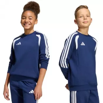 Sudadera niños adidas Tiro 26 League Sweat Crew azul marino KF5821 140cm