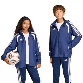 Cortavientos adidas Tiro 26 League niños chaqueta cortavientos azul marino JY9725 128cm