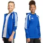 Sudadera con capucha niños adidas Tiro 26 League Sweat Full Zip Hoodie azul KF9102 152cm