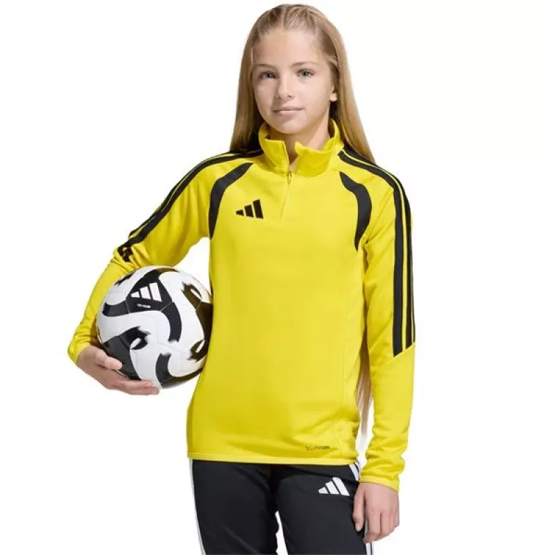 Camiseta de entrenamiento niños adidas Tiro 26 League Training Top amarillo-negro JY7158 140cm